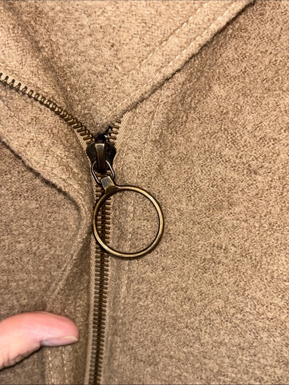 Akris Punto Camel/Tan Wool jacket 8